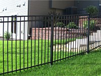 <b>Ascot 3 rail aluminum fence</b>